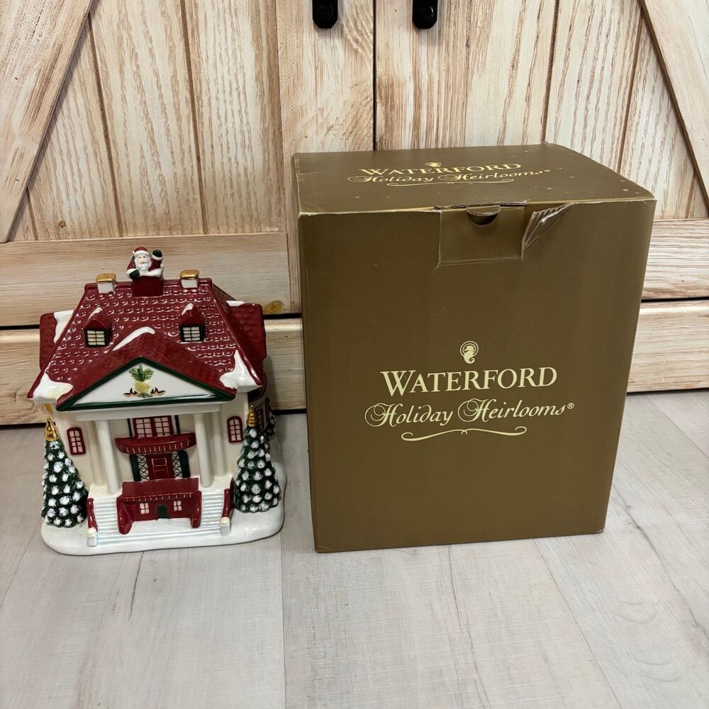 Waterford Holiday Christmas Cookie Jar